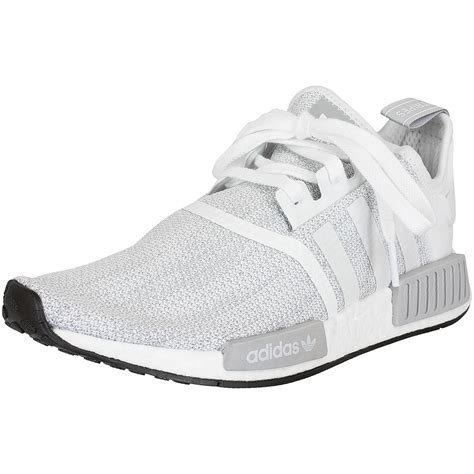 adidas nmd_r1 w damen running sneaker grau weiß|adidas nmd r1 sneakers women's.